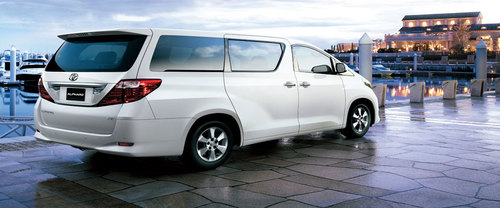 Alphard Rear angle view