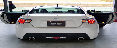 Full Rear View of Toyota 86
