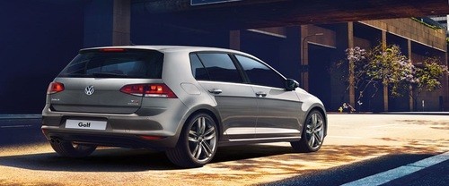 Golf Rear angle view