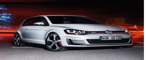 Volkswagen Golf GTI Front Medium View
