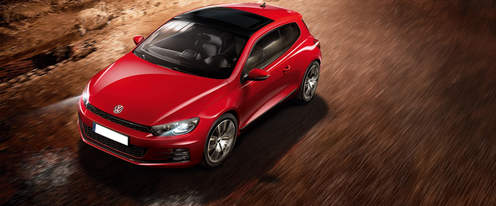 Volkswagen Scirocco Front Angle High View