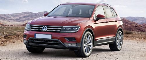 Tiguan Front angle low view