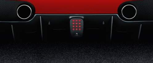Exhaust Pipe of Ferrari 488 GTB