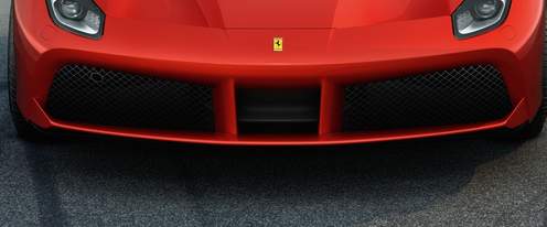488 GTB Grille View