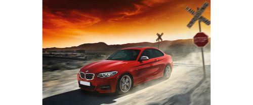 BMW 2 series coupe Front Side View