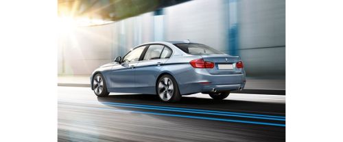 Rear Cross Side View of BMW 3 Series Gran Turismo