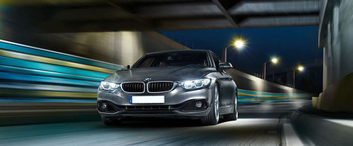 BMW 4 Series Coupe Front Angle High View