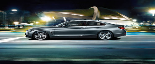 4 Series Coupe Side view