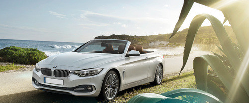 4 Series Convertible Front angle low view