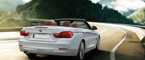 4 Series Convertible Rear angle view