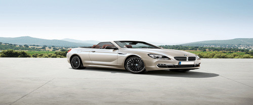 BMW 6 Series Convertible Front Cross Side View