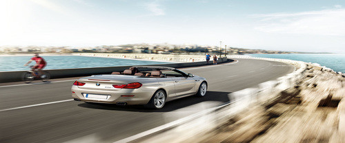6 Series Convertible Rear angle view