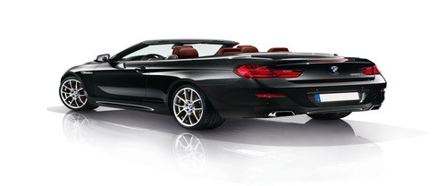 Rear Cross Side View of BMW 6 Series Convertible