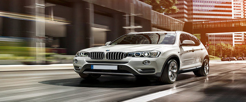 BMW X3 Front Side View