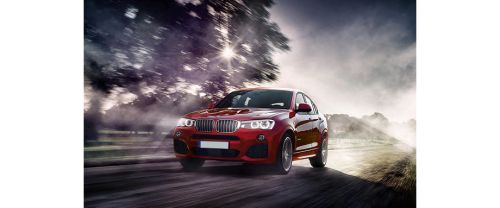BMW X4 Front Angle High View
