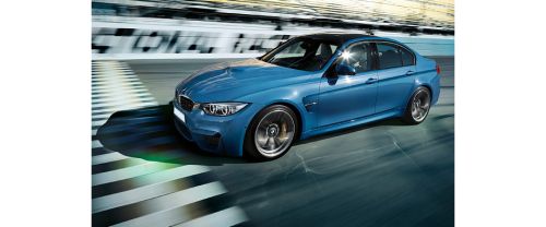 BMW M3 Sedan Front Side View