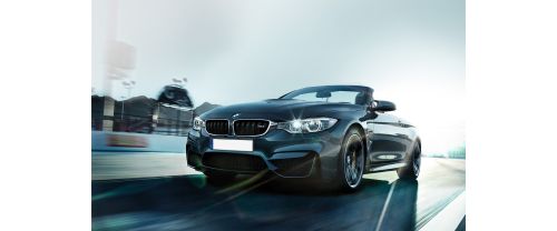 BMW M4 Convertible Front Side View