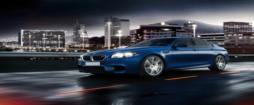 BMW M5 Sedan Front Side View