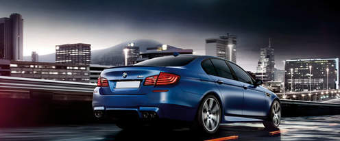 M5 Sedan Rear angle view