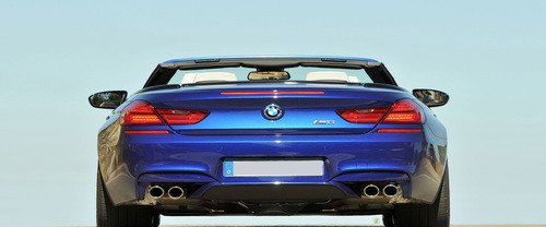 Full Rear View of BMW M6 Convertible