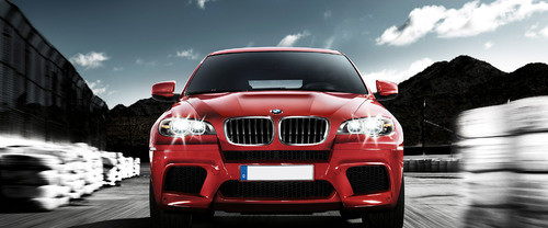 Full Front View of X6 M
