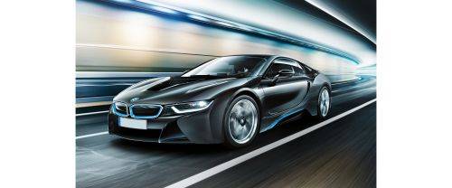 BMW i8 Front Side View
