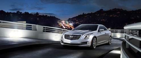 Cadillac ATS Coupe Front Angle High View