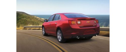 Rear Cross Side View of Chevrolet Malibu