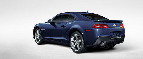 Rear Cross Side View of Chevrolet Camaro Coupe