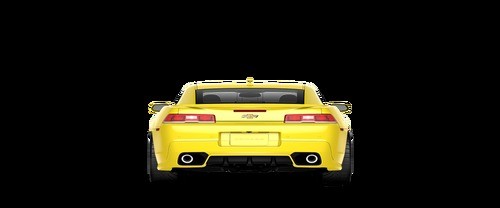 Full Rear View of Chevrolet Camaro ZL1