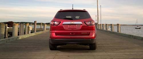 Full Rear View of Chevrolet Traverse
