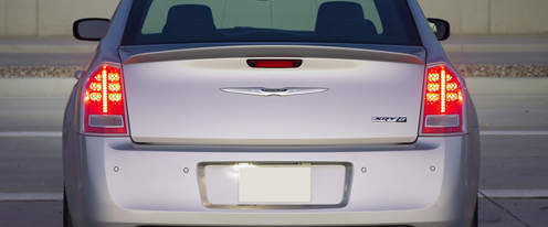 Full Rear View of Chrysler 300C SRT8