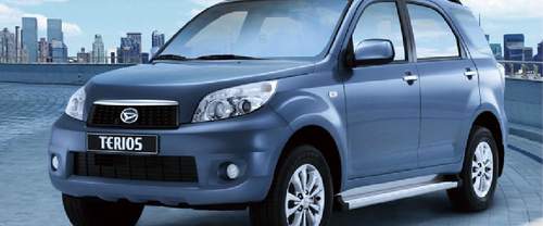 Terios 7 Seater Front angle low view