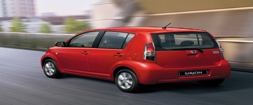 Rear Cross Side View of Daihatsu Serion