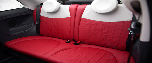 Fiat 500C Rear Seats