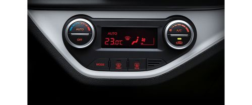 Front AC Controls of KIA Picanto