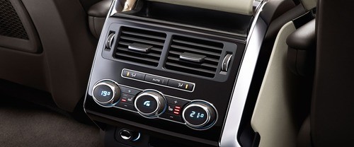 Range Rover Sport Rear AC Controls