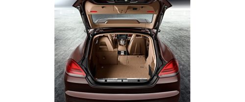 Trunk Open Closer View of Panamera 4