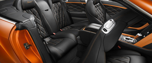 Bentley Continental GT Speed Convertible Rear Seats