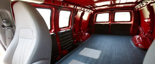 Express Passenger 2500 Storage Area